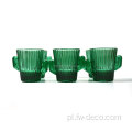 Vintage Green Cactus Shot Glass